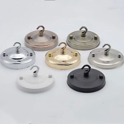 #ad Lamp Parts Pendant Accessories Vintage Ceiling Rose Hook Plate Light Fitting $14.79