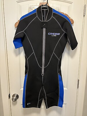 #ad Cressi Lido Men XXL 6 Wetsuit Anatomic Shape 2mm Short Sleeve Shorts Swim Surf $29.95