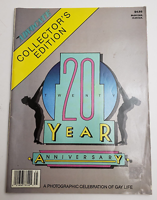 #ad Vintage 1987 The Advocate Collector#x27;s Edition Twenty Year Anniversary $50.99