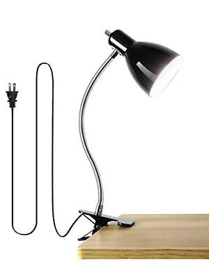 #ad Desk lamp Eye Caring Table Lamps 360°Rotation Gooseneck Clip on Lamp Reading ... $19.35
