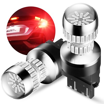 #ad 2X 3157 LED Pure Red Parking Light Bulbs for Hi Power Brake Stop Tail Ford $14.99