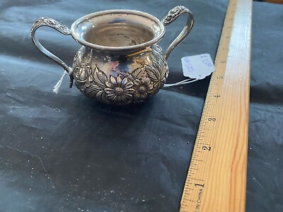 #ad KIRK REPOUSSE SMALL SUGAR OR FOR OTHER #418B NOT MONOGRAMMED HAND DECORATED $290.00