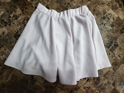 #ad Womens White Skirt Sz L * New* $8.00