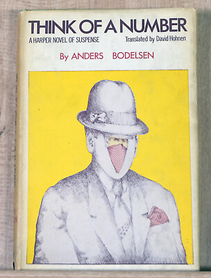 #ad 1969 Book Think of a Number Suspense Novel Anders Bodelsen Danish Author $19.99