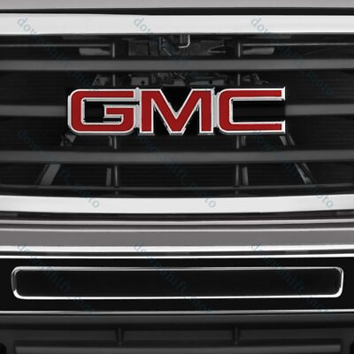 #ad Red Front Grill Grille Emblem Badge For 2008 2010 GMC Sierra 1500 2500HD 3500HD $69.25
