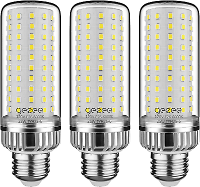 #ad 25W LED Light Bulb 200 Watt Equivalent，E26 LED Lamp 2500 Lumens Daylight White $40.26