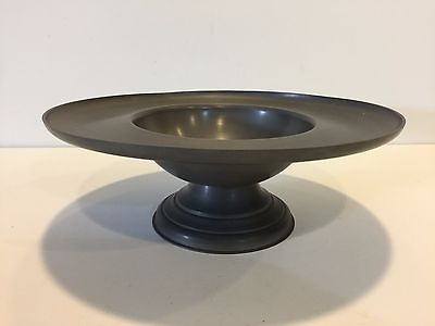 #ad Vintage Heavy Soft German Pewter 92% Tin LB Footed Bowl 10 1 2quot; Dia x 4quot; High $199.99