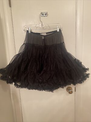 #ad Chasing Fireflies Girls Soft Black Petticoat Size 12 16 $35.00