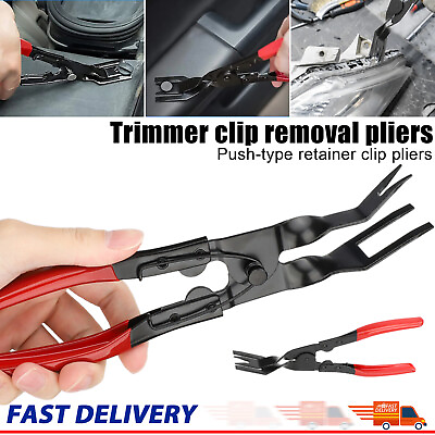 #ad Car Trim Clip Removal Pliers Headlight Repair Door Panel Retainer Remover Tool $9.98