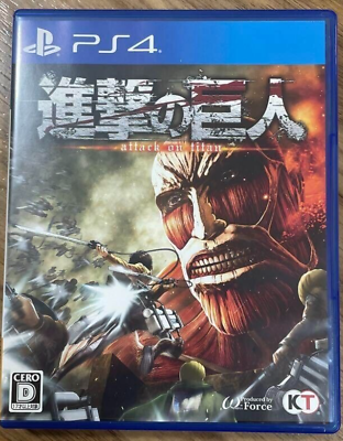 #ad PS4 Attack on Titan Sony PlayStation 4 2016 Pre owned TESTED $13.86