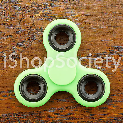 #ad Tri Spinner Fidget Spinners EDC Figet Hand Desk Focus Toy ADHD USA GREEN $4.99