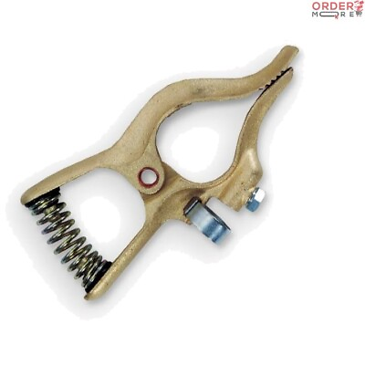 #ad Durable T Style 400 Amp Brass Ground Clamp Reliable Electrical Connection Tool $32.97