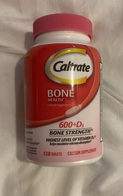 #ad Caltrate Bone Health 600D3 Calcium Supplement 120 Tablets Exp 05 24 $10.79