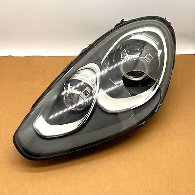 #ad OEM 15 18 Porsche Cayenne Left Xenon Headlamp Light Lamp Headlight Assembly $297.95