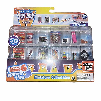 #ad Micro Toy Box Series 1 20 Toys amp; 4 Stickers Toys VARY Collect All 50 $23.95