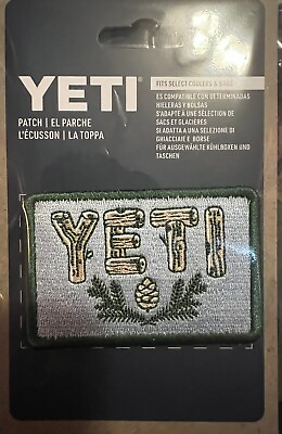 #ad 2023 Limited Edition 1 Of 3 Yeti COLLECTIBLE HOLIDAY PATCH LOG OFF SOLD OUT $49.99