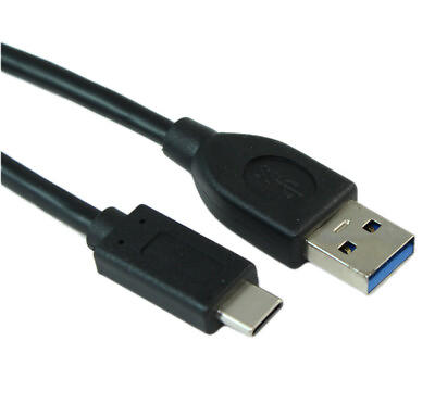 #ad 2FT USB 3.2 Gen 1 Type C Male to Type A Male Cables 5Gbps Black $4.57