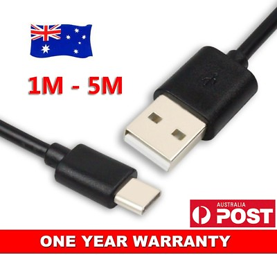 #ad 3M USB C USB 3.1 Type C M M Cable Data Sync Charging Cord 10Gbps For Macbook PC AU $10.09