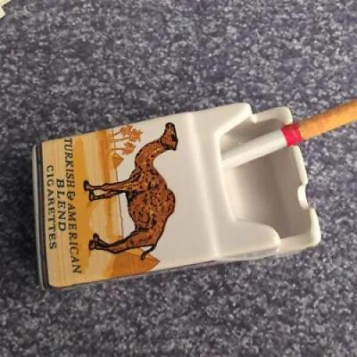 #ad Marlboro Gold Creative Ceramic Tobacco Cigarette Pack Shape Ashtray Smoke $12.19