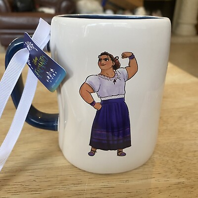 #ad Rae Dunn Encanto Luisa “The Strong One” Coffee Mug Double Sided NEW With Tags $21.88