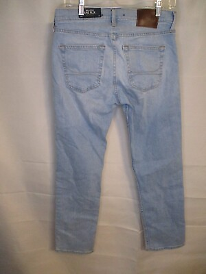#ad HOLLISTER Cotton Blend 29 x 30 Slim Straight Med Rinse Blue Jeans SR$50 NEW $12.95