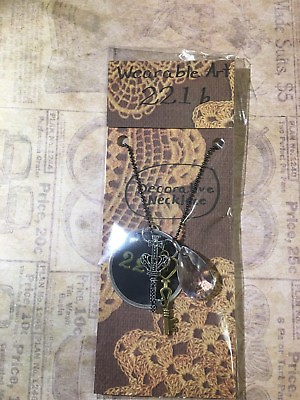 #ad Sherlock Holmes Christmas Gift “Keys To 221b” Unique Decorative Necklace $14.99