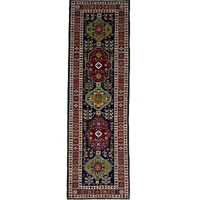 #ad Handmade 2#x27;10quot; x 9#x27;10quot; Oriental Afghan Tribal Wool Runner Rug $596.25