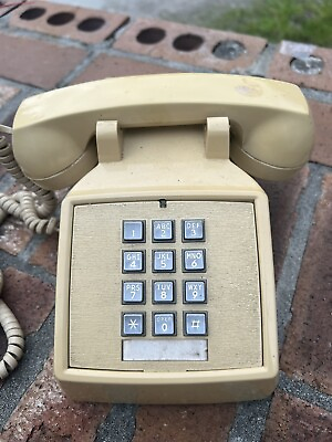 #ad VINTAGE CORTELCO PUSH BUTTON PHONE 250044 MBA 20M $27.99