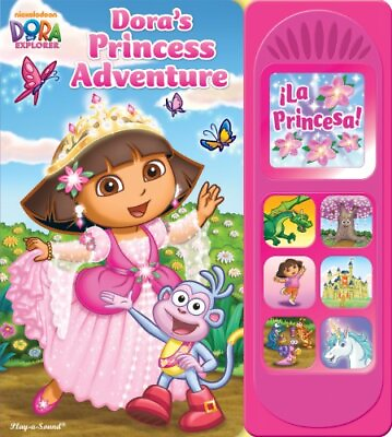 #ad Nickelodeon Dora the Explorer: Dora#x27;s Princess Adventure: Play a Sound Book $12.58