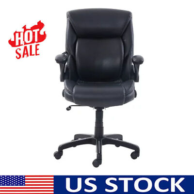 #ad PC Leather Office Chair Desk Computer Gaming Swivel Adjustable Height Ergonomic $141.07
