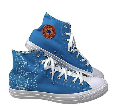 #ad Converse Chuck Taylor High Blue White Canvas Men’s Sneakers Custom 172514C BLUWT $54.99
