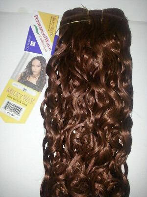 #ad 100% human hair Spanish perm wave weave; curly; 12 inch; weft; sew in $32.99