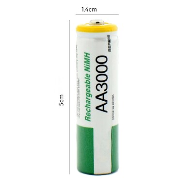 #ad PROMOTION HIGH QUALITY 1.2v AA 3000mAh NiMh Rechargeable Battery for Toys $32.47