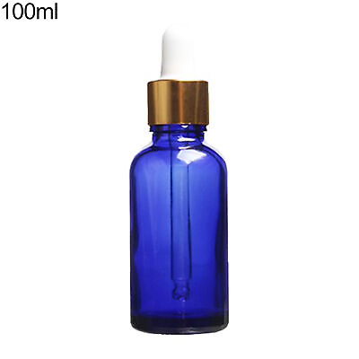 #ad Blue Essential Oil Liquid Container Leakproof Glass Dropper Bottle Instrument 78 $7.24