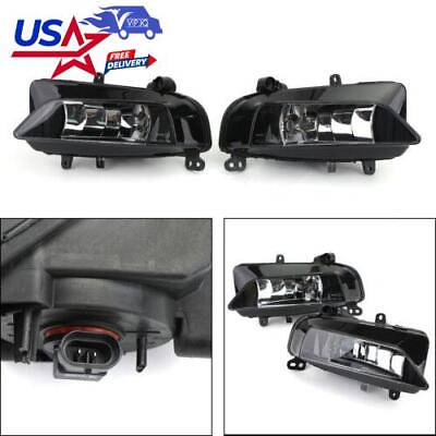 #ad Pair Front Light Halogen Fog Lamp For AUDI S5 2013 2014 2015 2016 A5 S Line $95.79