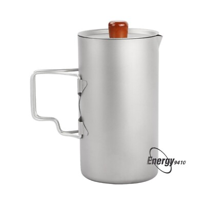 #ad Outdoor French Press Titanium Coffee Pot 500ML Eagle Beak Outlet Camping Hiking $88.76