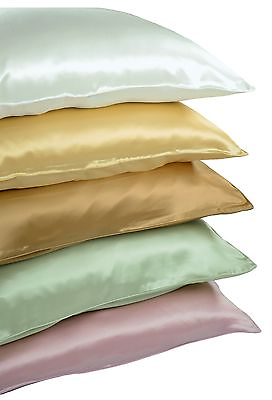 #ad Blowout sale 100% Mulberry Silk Pillowcase 19 Momme silk both sides Single $13.50