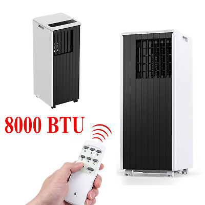 #ad 8000 BTU Portable Air Conditioner 3 in 1 Quiet AC Unit with Fan amp; Dehumidifier $189.99
