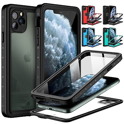 #ad For Apple iPhone 11 11 Pro Max Case Waterproof Shockproof w Screen Protector $14.98