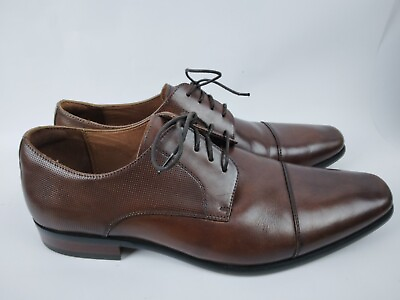#ad #ad Florsheim Mens Midtown Cap Toe Oxford Dress Shoes Brown Cognac Size 11D Used $39.99