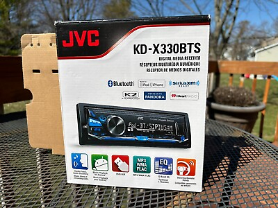 #ad JVC KD X330BTS Bluetooth Car Stereo Media Player Android iPhone AM FM XM USB Aux $119.99