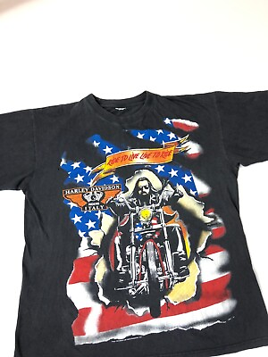 #ad Harley Davidson Vintage 1999 Ride to Live Riders T Shirt $75.00
