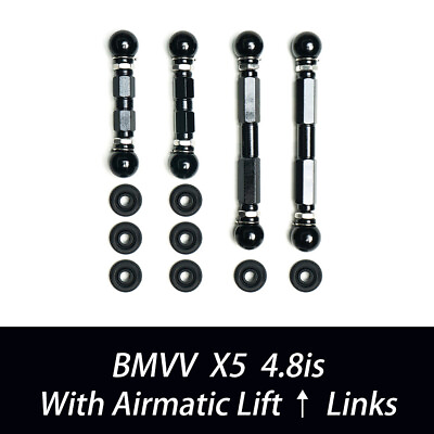 #ad For BMW X5 E53 4.8is Adjustable Air Ride Suspension Leveling Links Lift Kit Rise $139.99