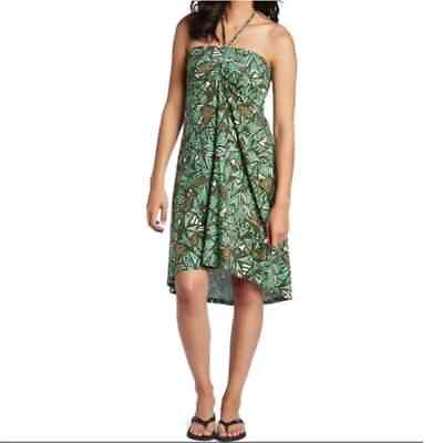 #ad Patagonia Kamala Green Geometric Convertible Skirt Sundress Women#x27;s S $30.00