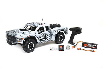 #ad Losi Mint 400 Baja Rey Truck Limited Edition Snow White RC Truck LOS03048T2 $479.95