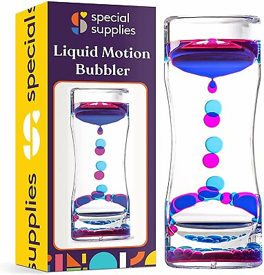 #ad Special Supplies Liquid Motion Bubbler Toy 1 Pack Colorful Hourglass Timer... $8.98