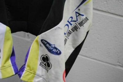 #ad Mt Borah Lantus Team Custom Bib Shorts Mens Cycling Small Black White Used $39.99