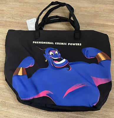#ad Oh My Disney Store Genie Aladdin Weekend Bag Tote Magic Lamp Pouch 24quot; x 17quot; NEW $28.00