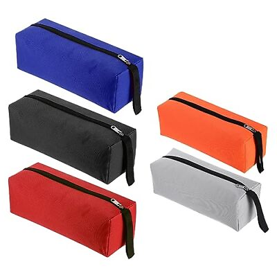 #ad Small Tool Pouch Zipper Tool Bags 5 Pcs Waterproof Canvas 600D Versatile Hand... $24.18