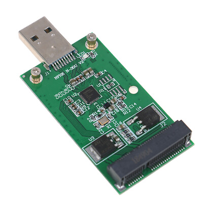 #ad 1Pc Mini USB 3.0 to PCIE mSATA External SSD PCBA Conveter Adapter Ca $9.04